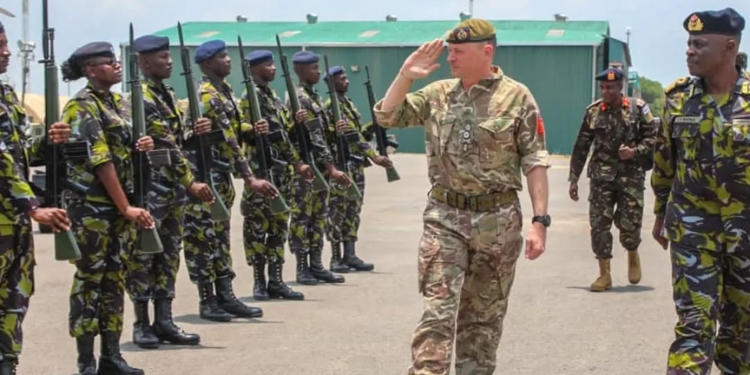 Uk Chief Of General Staff Sir Roland Walker During His Visit In Kenya On March 17 Photo/Uk In Kenya