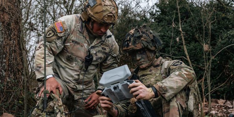 U.s Army Operating A Drone. Photo/ Army U.s