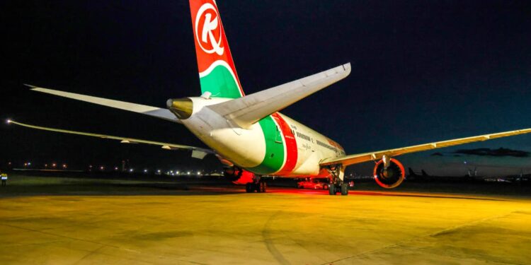 Kenya Airways Plane. Photo/ File