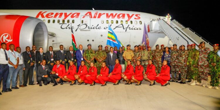 Kenya’s Haiti Police Heroes Touch Down