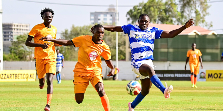 Bb Bread Player Against Afc Players During The Mozzart Bet Cup Round Of 64. Photo/Fkf