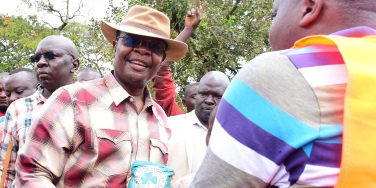 Busia Governor Paul Otuoma Is Facing Public Criticism As A Video Of Him Hitting One Of His Supporters During A Seed Distribution Event.