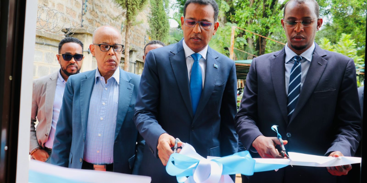 Uproar As Somalia Opens Id Office In Nairobi After Ruto Directive Somalia Delegation At The Somalia Embassy In Nairobi During The Launch Of The Nira Ids Issuance On March 27. Photo Somalia Embassy