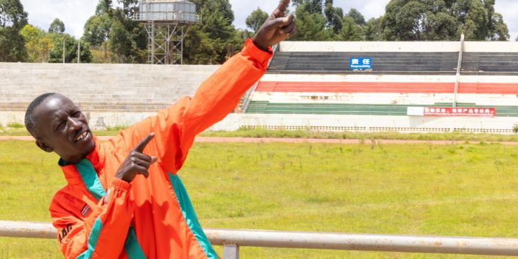 Ezekiel Kemboi Returns To Kipchoge Keino Stadium, Relives Glory Days 