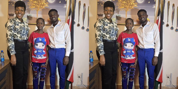 14-Year-Old Boy Who Was Raising His Siblings Gets Scholarship After Viral Story Hon. Tabitha , Wamitu Show And Jackson Tito After Securing His Scholarship . Photo / Baroswajir/ X