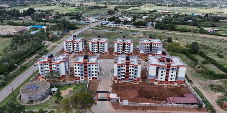 Kenya Mortgage Refinance Company Plc Rolls Out Second Tranche Issuance Image Of Afforadable Housing Project .Photo/ Malema /Fb