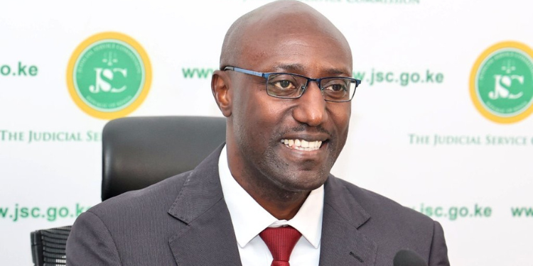 Meet Joseph Kipkoech: Senior Kdf Officer Nominated To Serve As High Court Judge Joseph Kipkoech, Appearing Before The Judicial Service Commission Interviewing Panel In 2026, Photo/Jsc