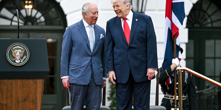 King Charles Iii And President Donald Trump