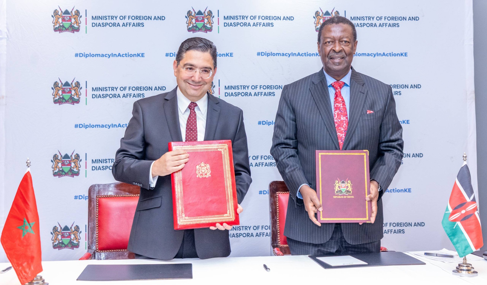 Morocco And Kenya Signed Eleven Instruments Of Cooperation In A Move To Bolster Their Bilateral Relations In Key Strategic Areas.