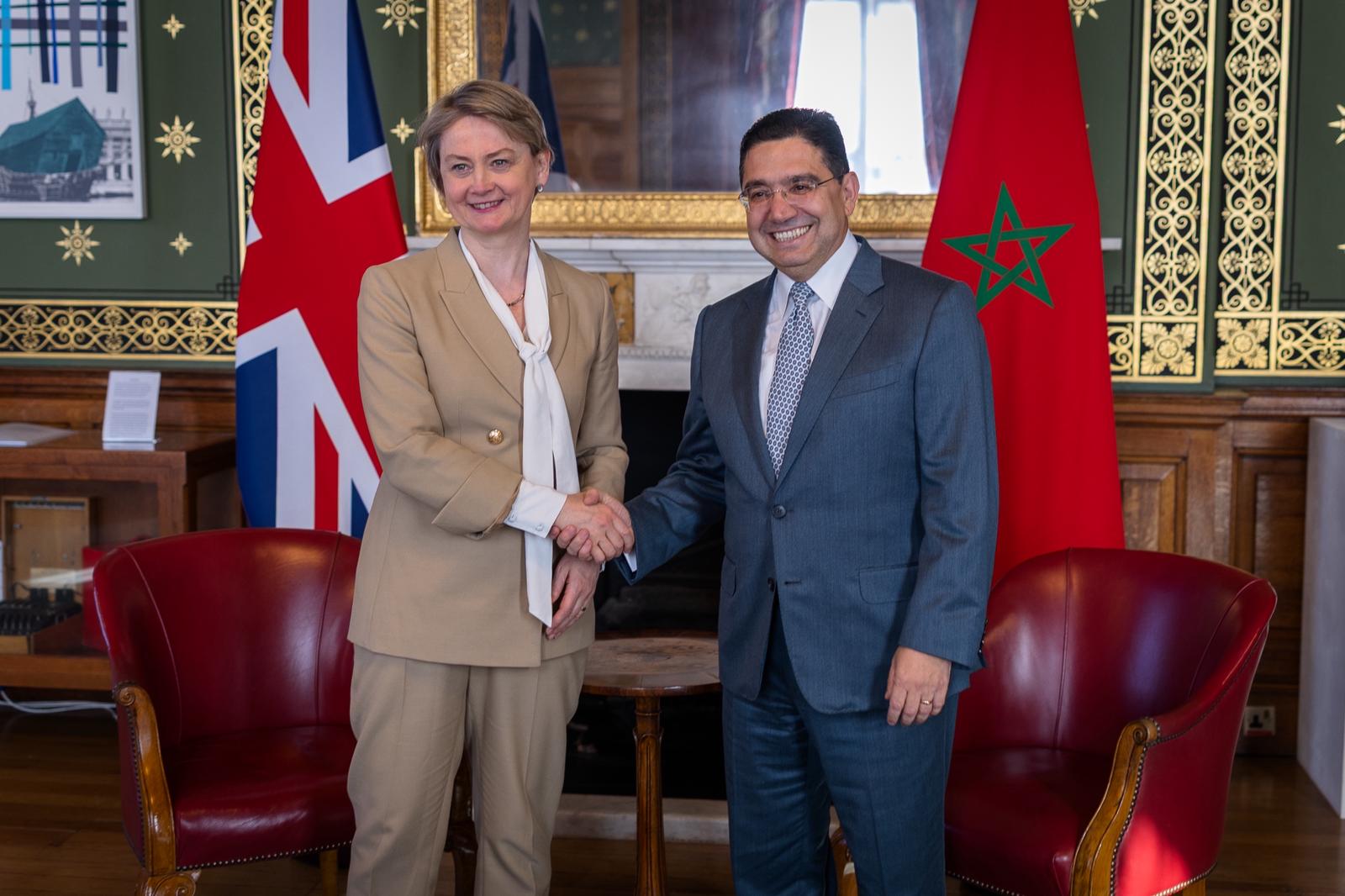 Morocco And The Uk Minister Of State For Foreign Affairs, The Commonwealth And Development, Ms. Yvette Cooper.