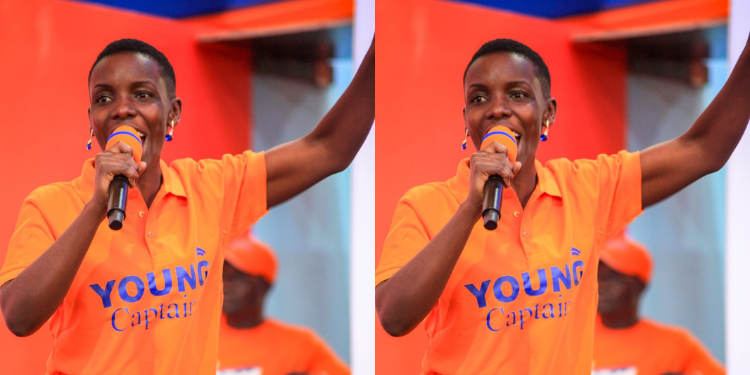 Roseline Alionya During A Party Rally .Photo/ Roseline Alionya / Fb