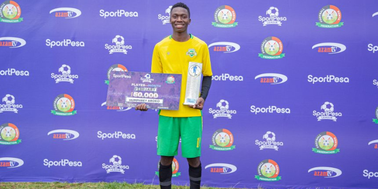 Kariobangi Sharks, 18-Year-Old Humphrey Aroko. Photo/ File