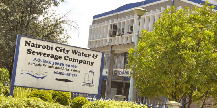 The Nairobi City Water &Amp; Sewerage Company Headquarters. Photo/Nairobi City Water