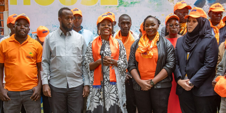 Tina Ogal With Odm Party Members. Photo/ Odm / X