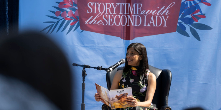 Usha Vance Steals The Show As 8,000 Kids Flood Pentagon For Special Day Usha Vance