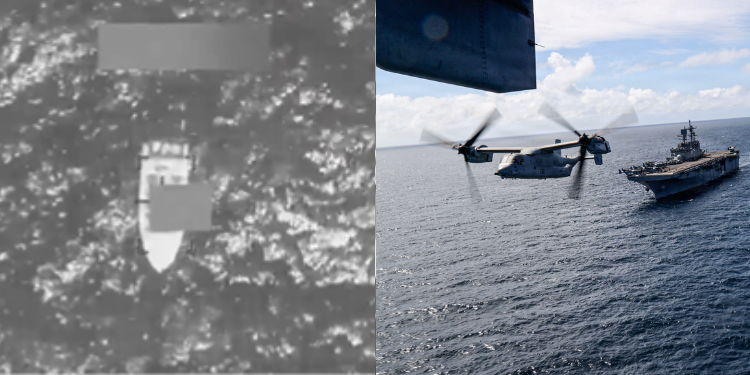 The U.s. Military Confirmed It Destroyed A Drug Boat In The Eastern Pacific On April 14, Killing Four Narco‑Terrorists.