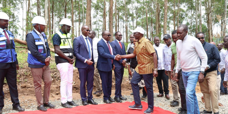 Ruto During The Opening Of Gucha Kmtc. Photo/Kmtc |X