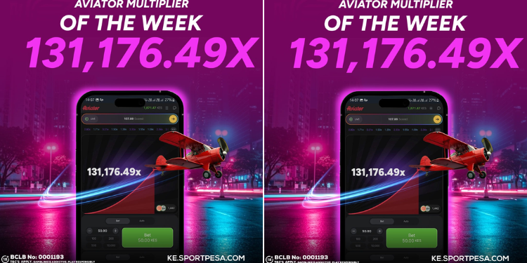 Sportpesa Aviator Multiplier Of The Week Hits Stunning 131,176.49X