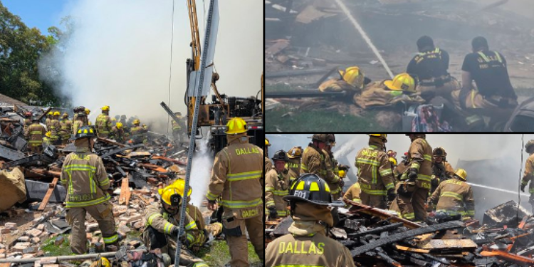 Dallas Firefighters Launched An Intensive Search-And-Rescue Mission After The Explosion.