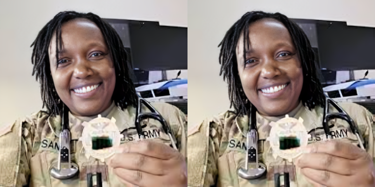Gladys Kipsang, Kenyan-Born U.s. Army Officer Serving As A Military Medical Practitioner. Photo/Gladys Kipsang