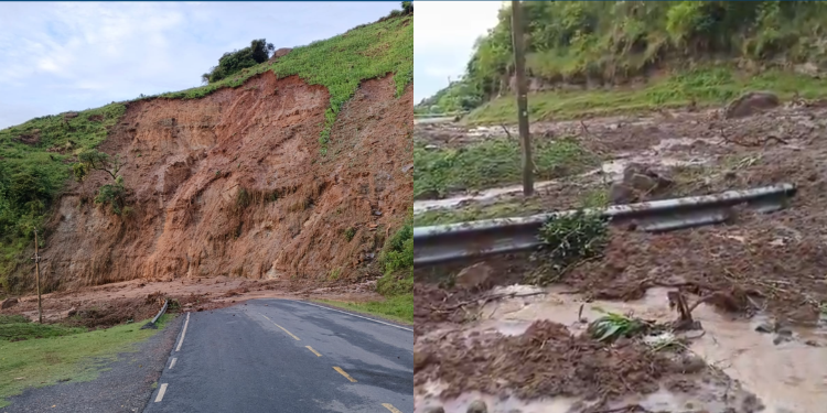 Landslide Sweeps Major Highway Affecting Kenyans Travelling To Western And Rift Valley