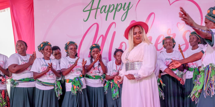 Kenya'S Second Lady, Dr. Joyce Kithure With Other Women At Karen Residence During Mother'S Day Celebration. Photo\Handout
