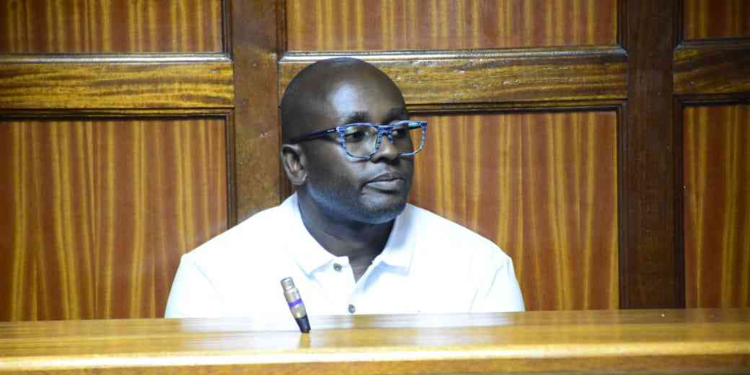 Jackson Kihara Gachucha Appearing Before The Court Of Appeal On May 21, 2026 Photo/Standard