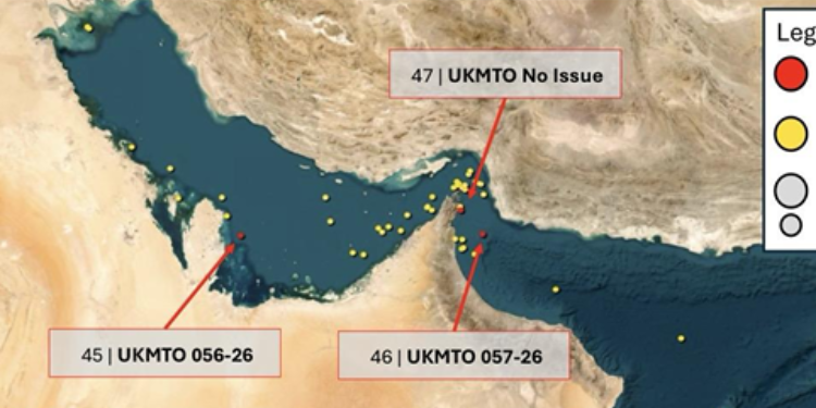 The Incident Was Disclosed In Ukmto Warning 057/26