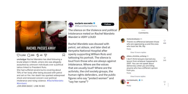 Political Silence Scrutiny After Rachel Wandeto Petrol Attack Death Wandeto Petrol Attack Death Triggers Political Silence Scrutiny