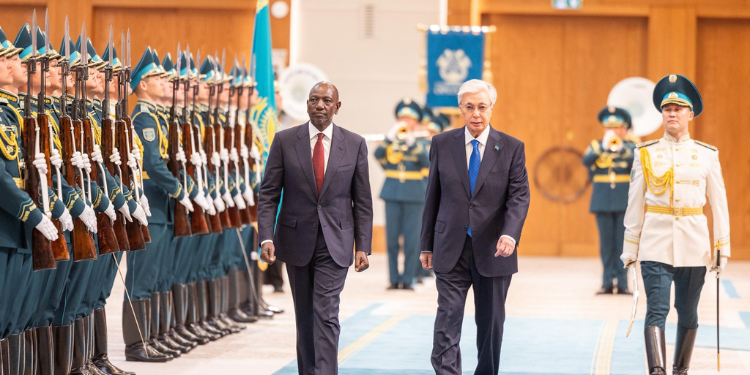 President Ruto Honoured With Kazakhstan’s Highest Friendship Award Ruto Awarded Order Of Dostyk First Degree By Kazakhstan