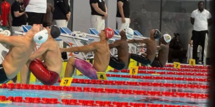 Kenyan Swimmer Haniel Kudwoli Has Won A Bronze Medal For Kenya At The 2026 Africa Aquatic Swimming Championship In Oran, Algeria At 28.62 S.