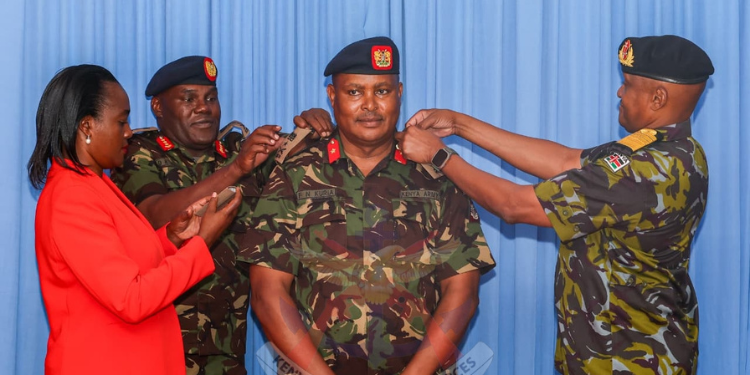 Meet Francis Njoroge, A Surgeon Promoted From Senior Kdf Officer To Major General