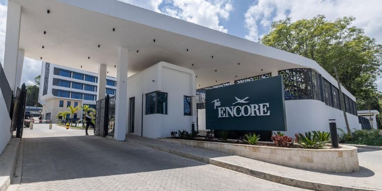 The Encore Hotel Entrance Photo/Sam Mburu