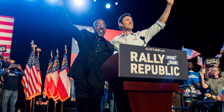 Sen. Jon Ossoff And Reverend Raphael Warnock