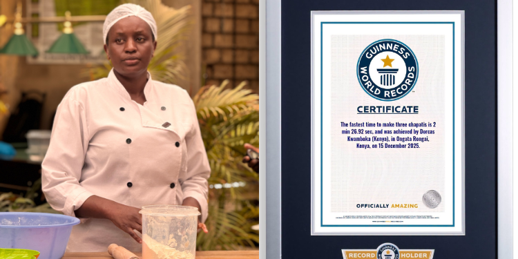 Kenyan Chef And Guinness World Record Holder Dorcas Kwamboka Photo/ Dorcas Kwamboka