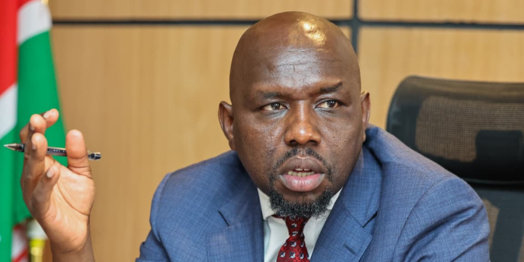 Interior Cabinet Secretary Kipchumba Murkomen. Photo/Murkomen X