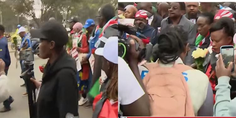 Opposition Leaders And Families Of Victims March To Parliament