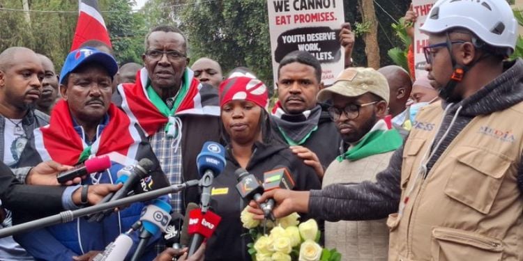 Opposition Leaders And Families Of Victims March To Parliament