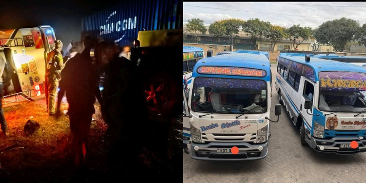 27 Casualties As Bus Collides With Trailer Head-On Along Mombasa Road Rembo Shuttle Involved In Deadly Head-On Collision With Trailer At Ack Salama, Mombasa Road