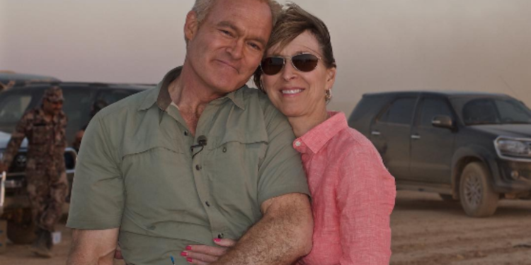Veteran Journalist Scott Pelley And His Wife, Jane, On The Syrian Border During The Refugee Crisis In 2016. 