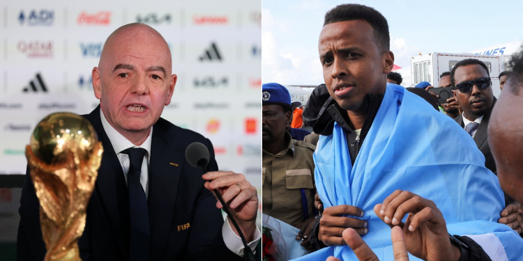 Fifa Boss Responds After Somali Referee Is Denied Entry Into Us Fifa President Gianni Infantino On The Somalian Referee Omar Artan