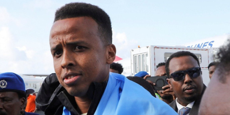 Somalian Referee Omar Artan. Photyo/ Omar Artan