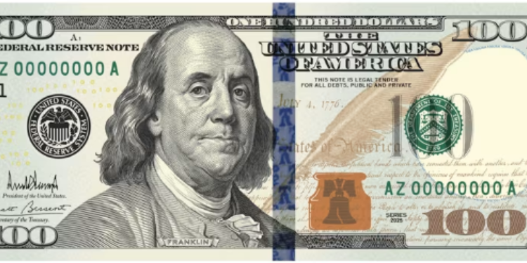 Trump, Bessent Showcase New $100 Bill Featuring Trump'S Signature The President Of The United States Shared An Image Of A $100 Bill Featuring His Signature Via His Truth Social Account. Photo: Djt/Truth Social