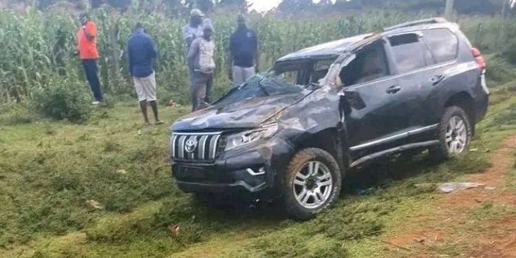 Several Injured After Crash Rocks Linda Mwananchi Convoy In Trans Nzoia Several People Were Injured On July 25 After A Toyota Land Cruiser Prado Was Involved In An Accident Along The Sibanga-Kitale Road In Trans Nzoia County.