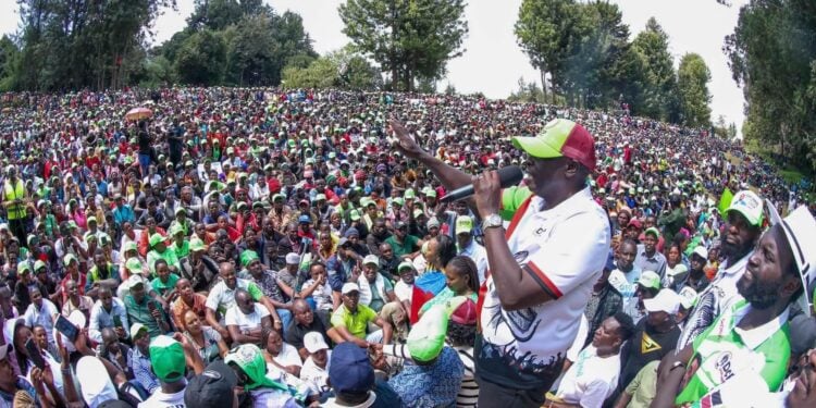 President Wiliam Ruto downplayed the loss in Ol Kalou