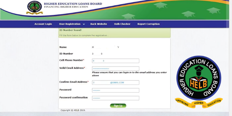 How To Apply For Helb Loan And Scholarships In 2026 Without Id Card Helb Application Window And Logo Photo/Helb