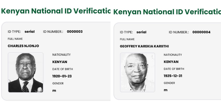 How Moi Ended Up With Id Number 000001