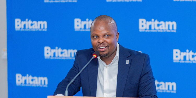 James Mbithi, Britam General Insurance Ceo &Amp;Amp; Principal Officer At A Past Event.