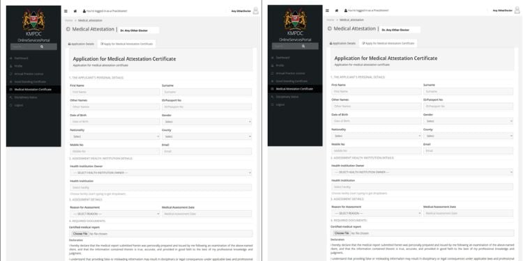 New Online System Launched For Kenyans To Verify Medical Certificates Before Traveling Abroad The Kenya Medical Practitioners And Dentists Council (Kmpdc) Has Launched An Online Medical Attestation Certificate System To Enable Licensed Medical Practitioners To Process And Issue Certificates Digitally Through The Online Services Portal (Osp).