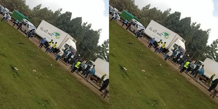 A Multi-Vehicle Accident Has Occurred At The Kijabe-Kimende Section Of The Naivasha–Nakuru Highway, Causing Traffic Disruption Along The Highway On July 9.